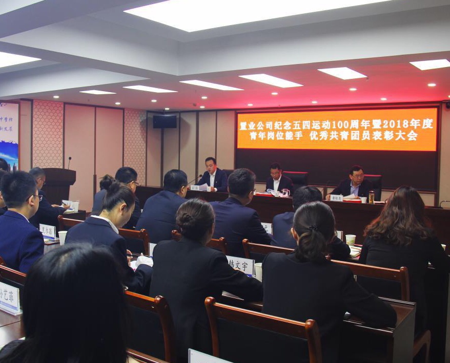 “青春心向黨 建功新時(shí)代”置業(yè)公司召開(kāi)紀(jì)念五四運(yùn)動(dòng)100周年暨表彰大會(huì)