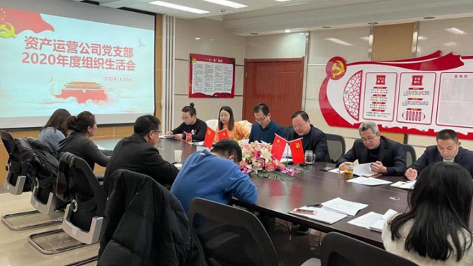 資產(chǎn)運營公司黨支部開展2020年度組織生活會、民主評議黨員和黨支部述職評議考核工作